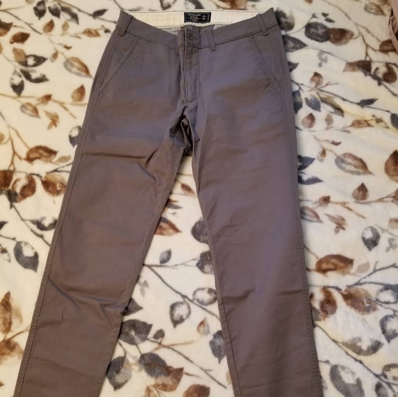 ABERCROMBIE & FITCH Super Skinny Grey Pants - Picture 2 of 2